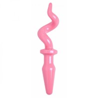 XR Plug Anal en Forma de Cola de Cerdo Rosa para Placer Juguetón