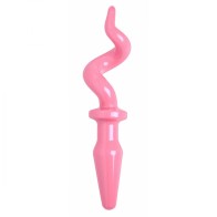 XR Plug Anal en Forma de Cola de Cerdo Rosa para Placer Juguetón