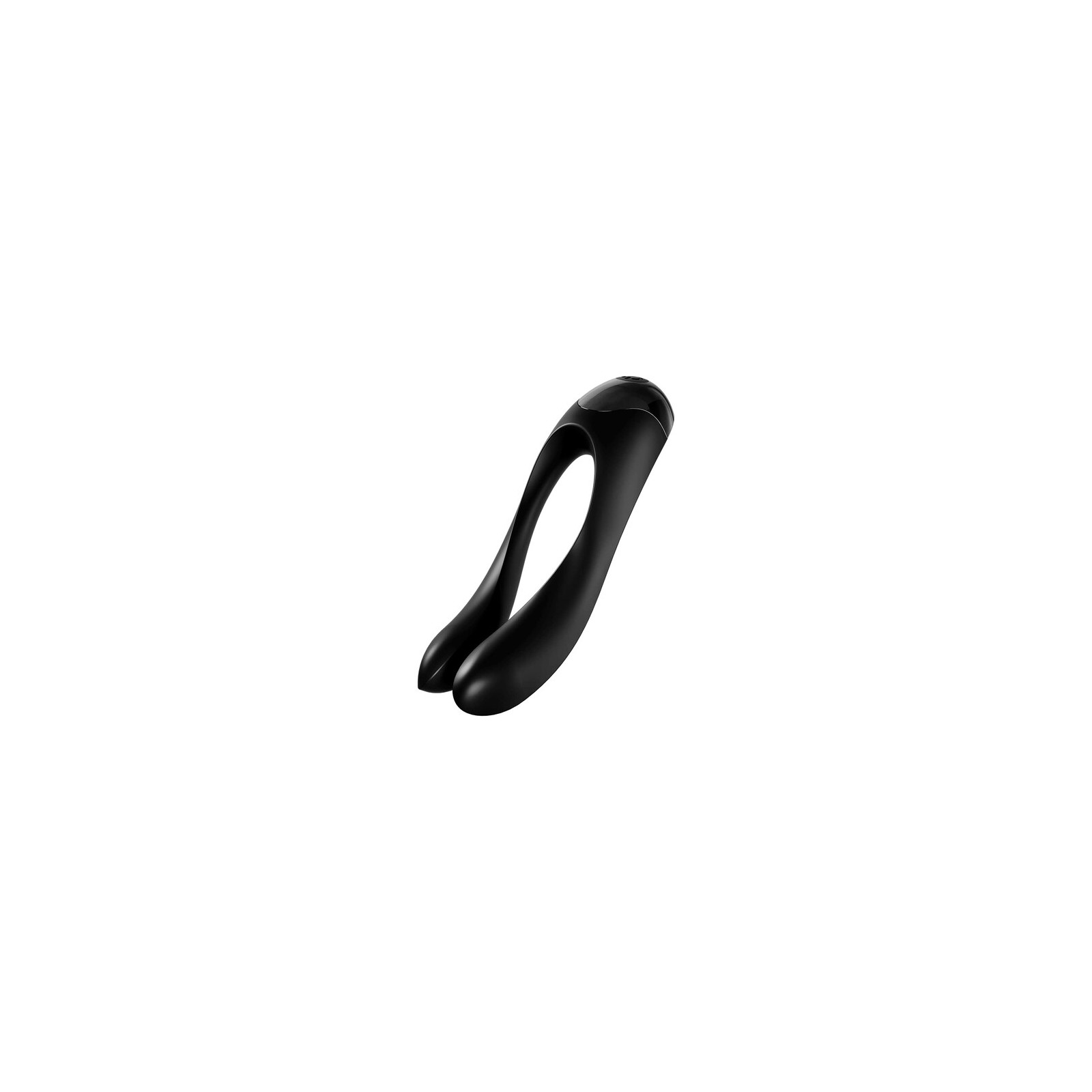 Vibrador de Dedo Candy Cane Satisfyer en Negro