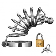 Master Series Asylum Locking Chastity Cage