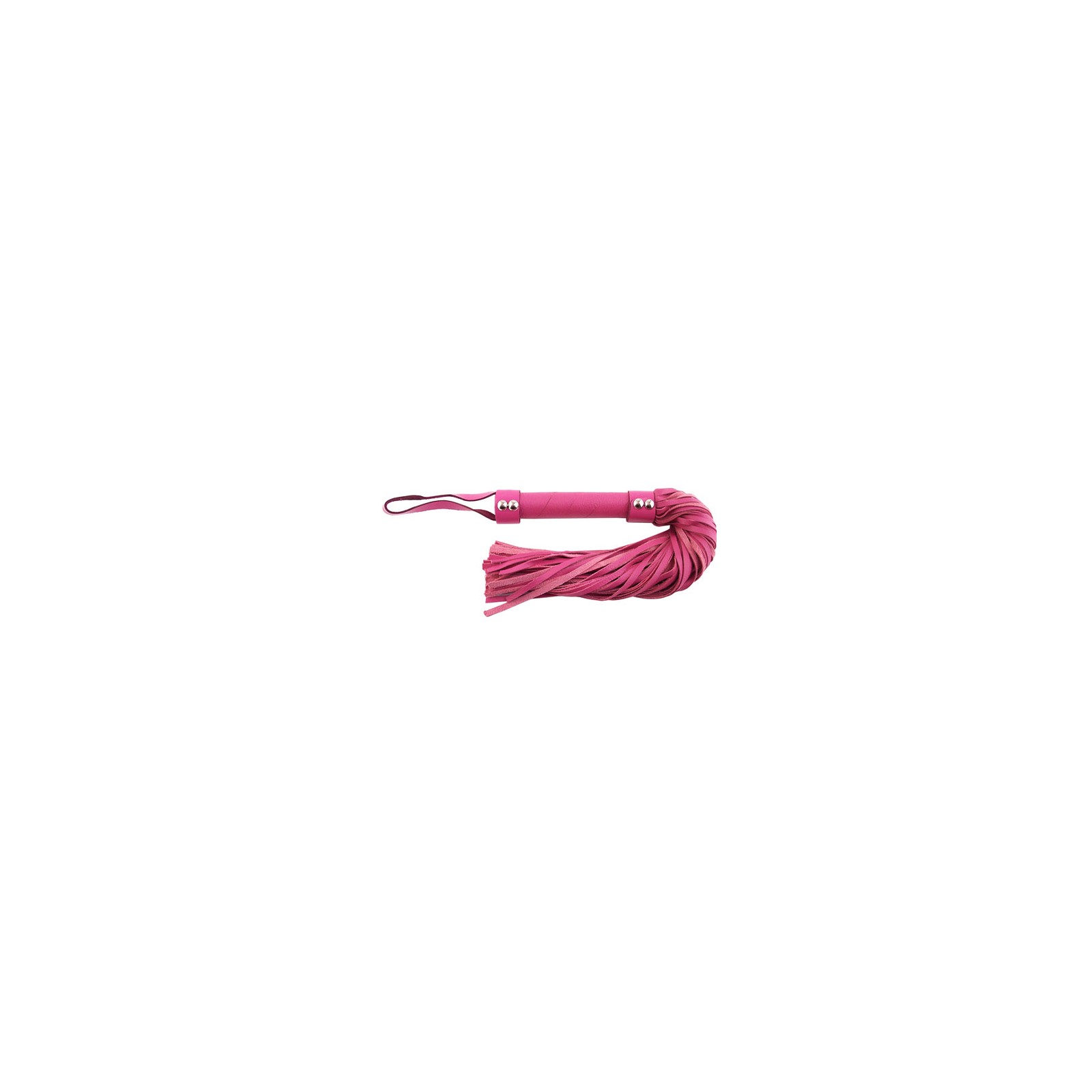 Rouge Garments Pink Leather Flogger - Sensual BDSM Accessory