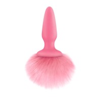 Pink Bunny Tail Butt Plug for Exciting Role Play