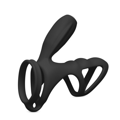 Cockring y Vibrador Clitoriano Negro