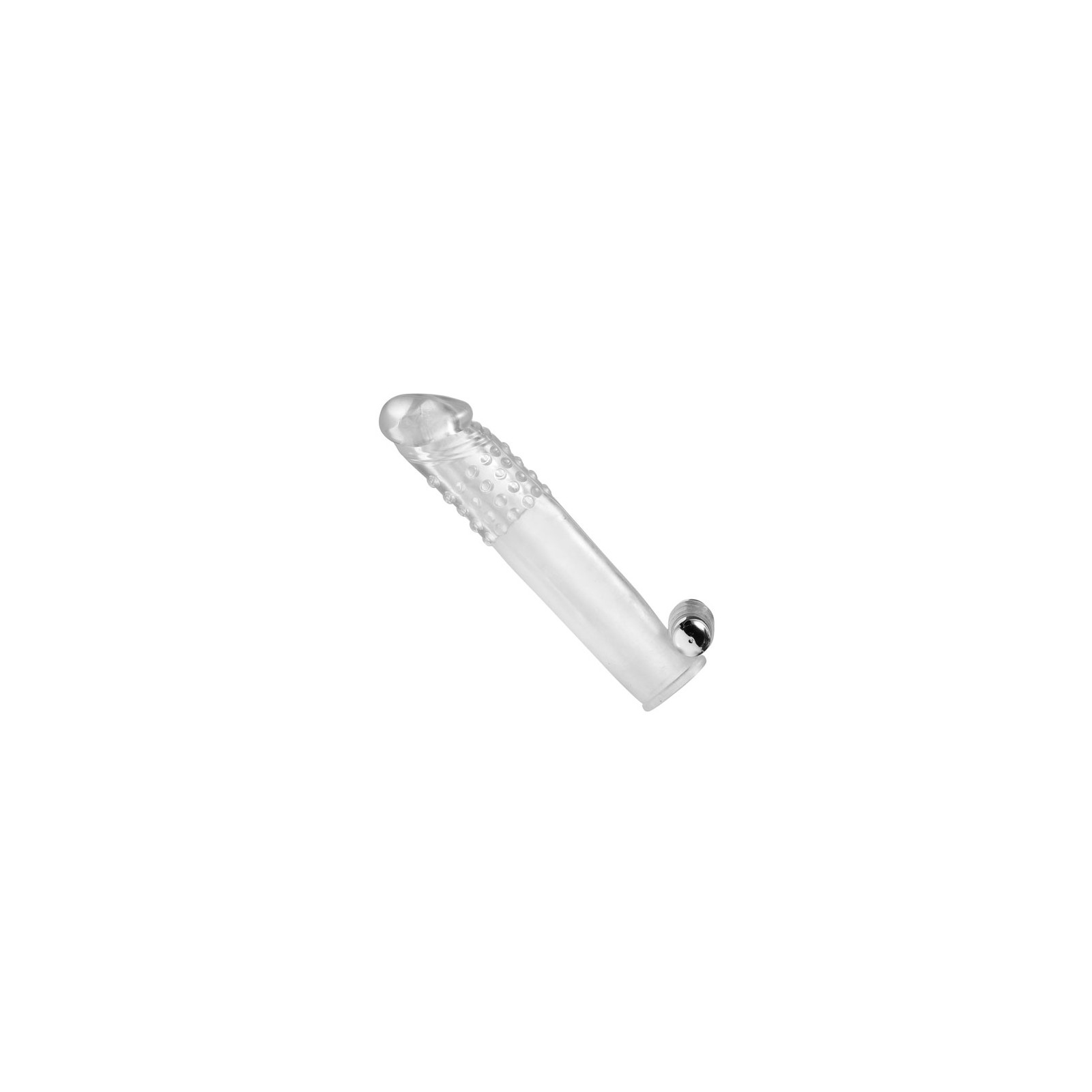 Size Matters Clear Vibrating Penis Sleeve for Enhanced Pleasure