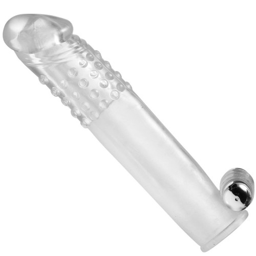 Size Matters Clear Vibrating Penis Sleeve for Enhanced Pleasure