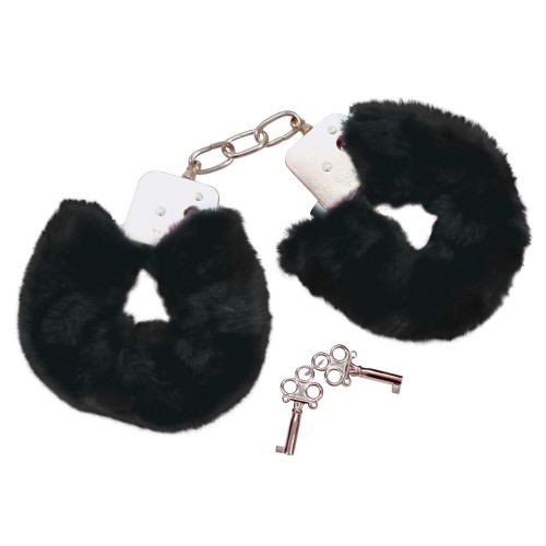 Grilletes de Peluche Negro Bad Kitty