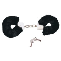 Grilletes de Peluche Negro Bad Kitty