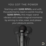 Doxy Die Cast 3 Rechargeable Wand for Ultimate Pleasure