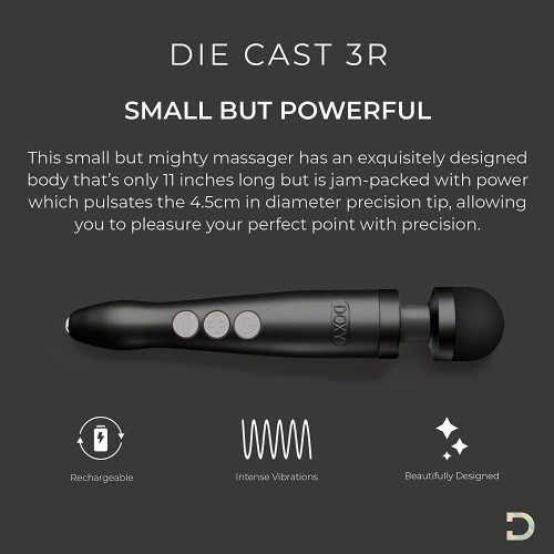 Doxy Die Cast 3 Rechargeable Wand for Ultimate Pleasure