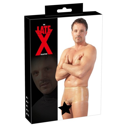 Boxers de Latex con Manga para el Pene para Estilo Impactante