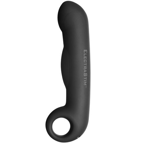 Dildo ElectraStim Silicone Noir Ovid Electro para Punto G para Estimulación Intensa