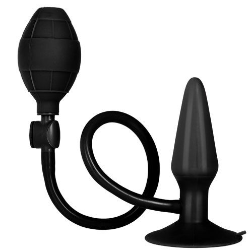 Inflatable Small Silicone Anal Plug with Suction Cup