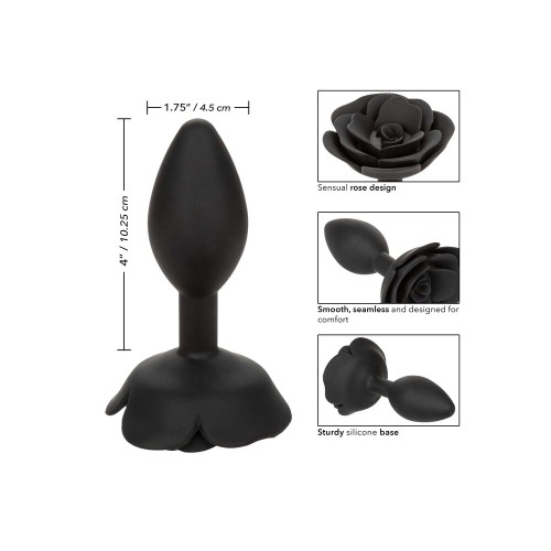 Large Rose Anal Plug for Elegant Pleasure