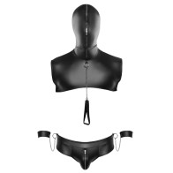 Large Bondage Set with Hooded Top - Elegant Restraints