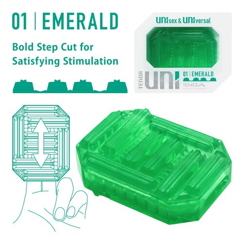 Masturbador Sleeve Tenga UNI Emerald