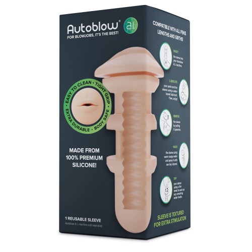 Autoblow A.I Reusable Silicone Sleeve for Oral Pleasure