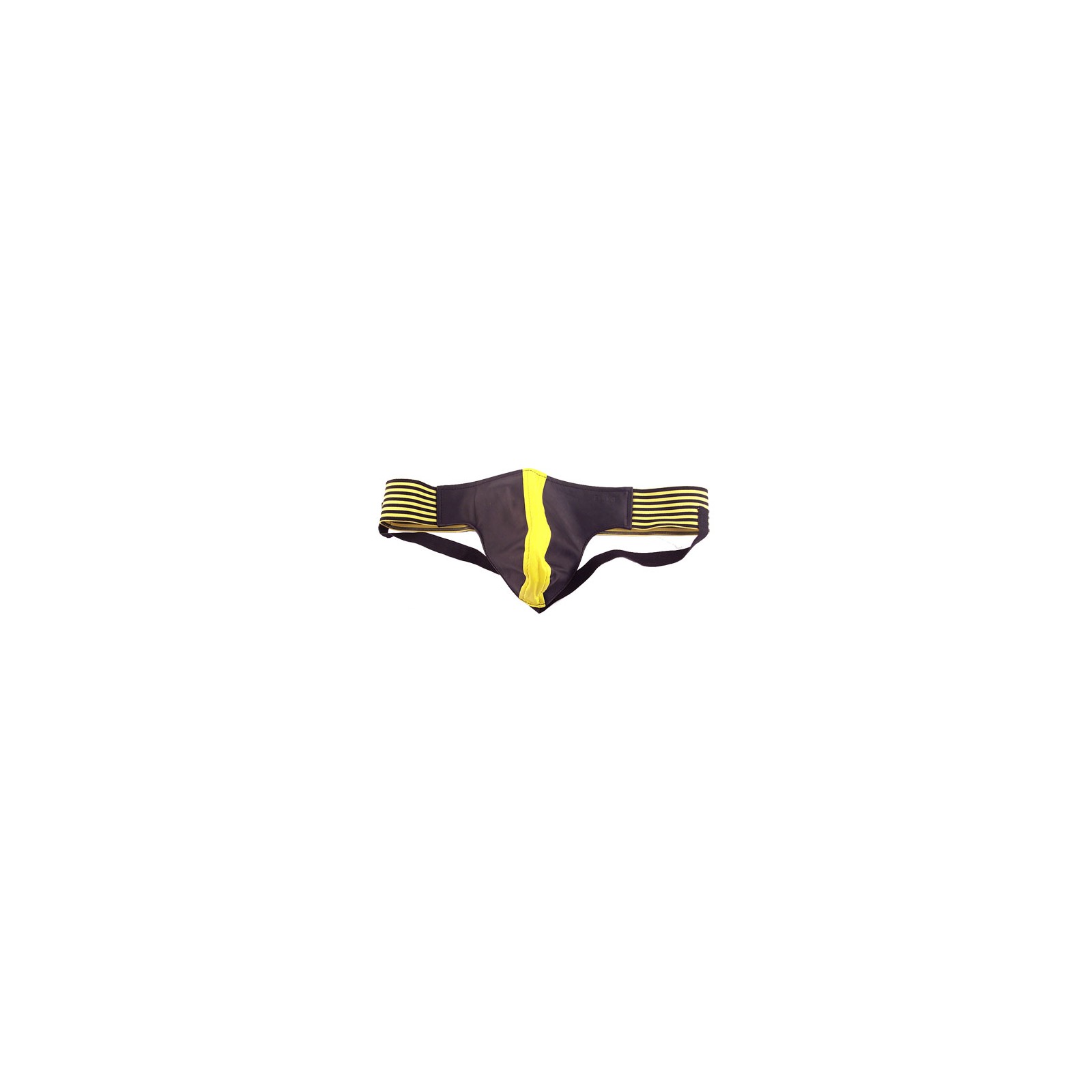 Rouge Garments Jock Black And Yellow Large