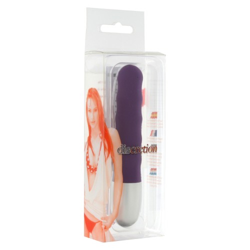 Discretion Ribbed Mini Vibrator for Intense Pleasure