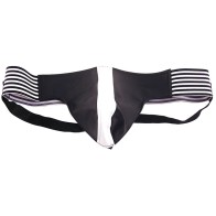 Rouge Garments Black and White Jock Medium