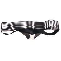 Rouge Garments Jock Black And White Large