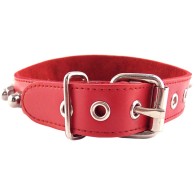 Rouge Garments Red Nut Collar for Intimate Play