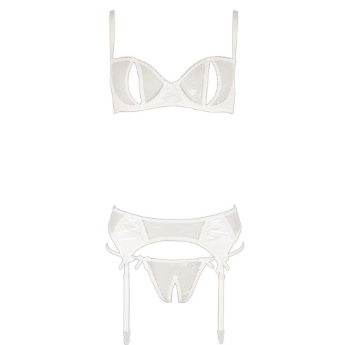 Elegante Conjunto de Sujetador Blanco Cottelli para Atractivo Sensual