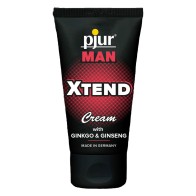 Crema Pjur Man Xtend Con Ginkgo Y Ginseng 50ml - Cuidado de la Piel para Hombres