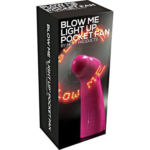 Blow Me Light Up Pocket Fan for Ultimate Fun