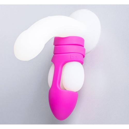 Balldo El Primer Dildo de Testículos del Mundo Púrpura