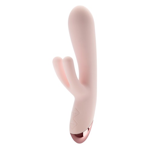 Vibrador Rosa Triple Estimulación Blush Elora