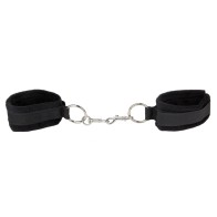 Ouch Velcro Black Cuffs Hands Ankles Versatile Restraints