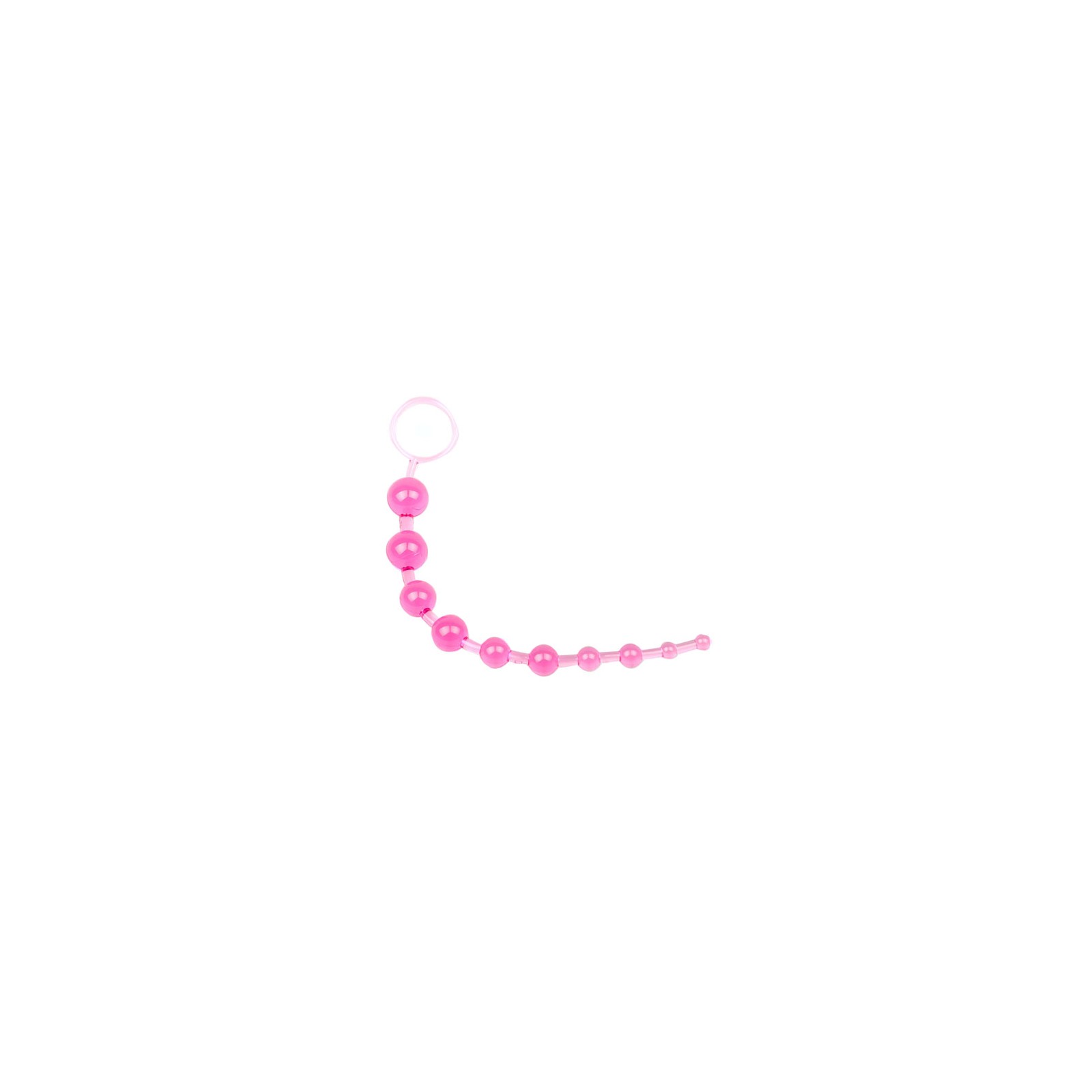 Pink Chain Of 10 Anal Beads