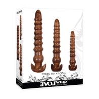 Juego de Plugs Twist Love Evolved para Placer Anal