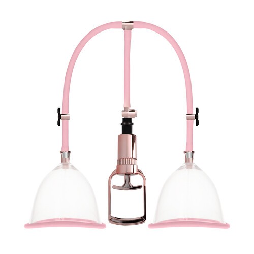 Pumped Breast Pump Medium Rose Gold