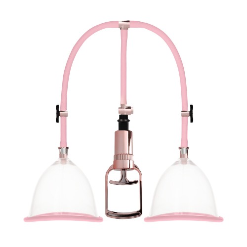 Pumped Breast Pump Medium Rose Gold