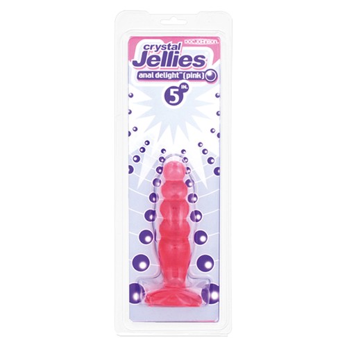 Plug Anal Delight Crystal Jellies Rosa