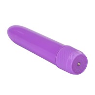 Vibrador Mini Multi Velocidad Neón Morado