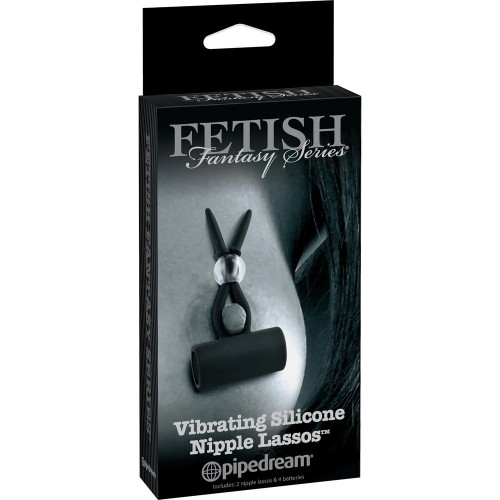 Vibrating Silicone Nipple Lassos