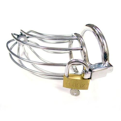 Rouge Stainless Steel Chastity Cage for Exciting Restraint