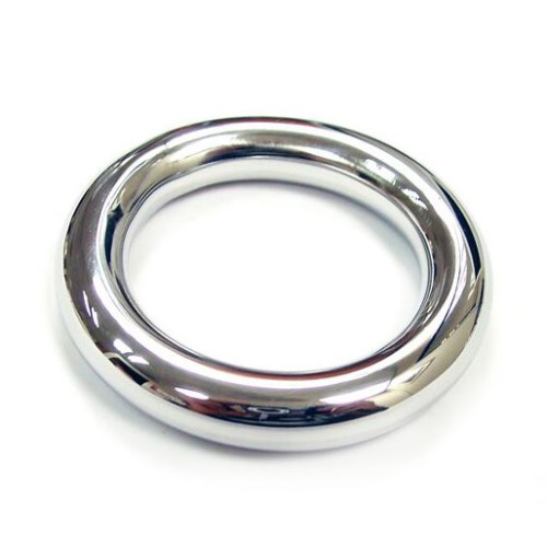 Rouge Stainless Steel Round Cock Ring for Enhanced Pleasure