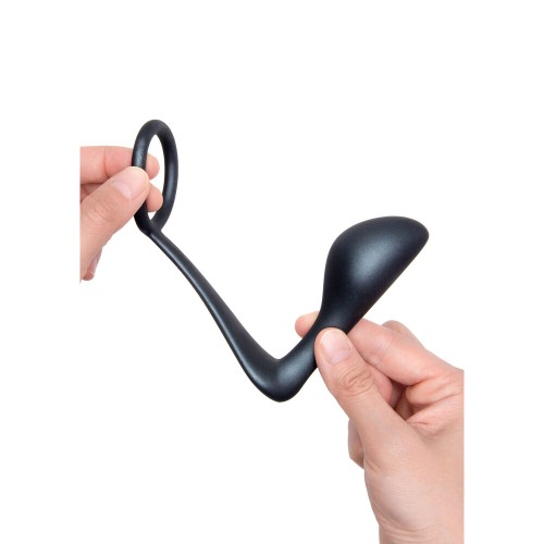 B-Vibe Ringer Cock Ring and Prostate Plug for Dual Pleasure