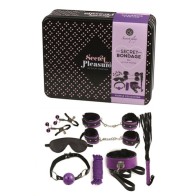 Kit de Bondage Secreto Colección Negra y Morada