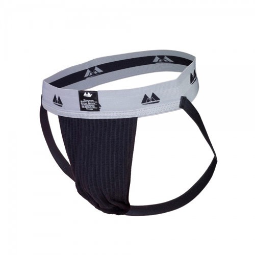 Jockstrap Negro con Banda de 2 Pulgadas