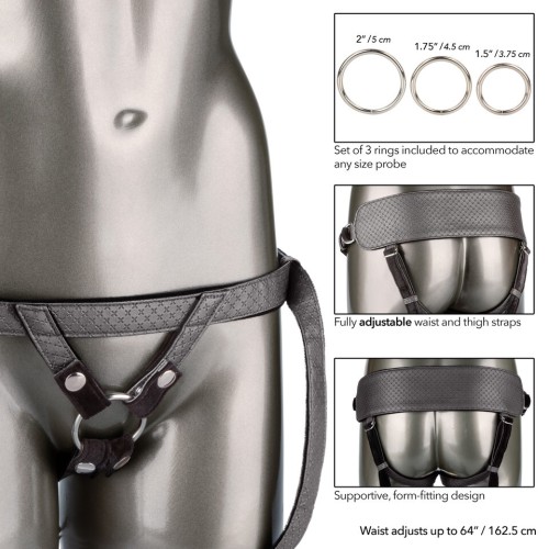 The Royal Vibrating Set Crotchless Strap On with Vibrating Probe