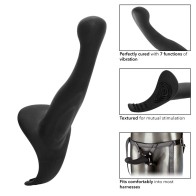 The Royal Vibrating Set Crotchless Strap On with Vibrating Probe