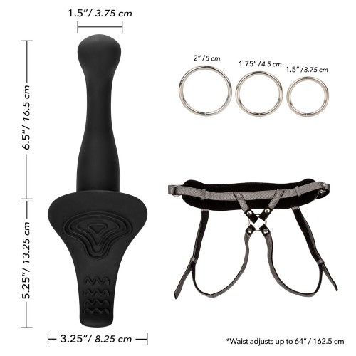 Conjunto Vibrante Real Strap On Crotchless con Probe Vibrante