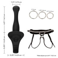 The Royal Vibrating Set Crotchless Strap On with Vibrating Probe