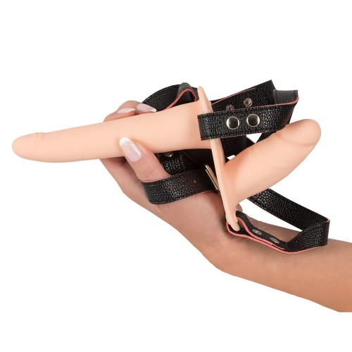 Dildo Doble de Silicona Suave Recargable Strap-On