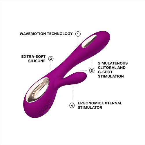 Vibrador Recargable Lelo Soraya Wave para Placer Lujoso