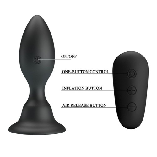 Plug Anal Vibrante Mr Play con Control Remoto para Placer Supremo